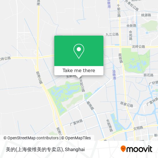 美的(上海俊维美的专卖店) map