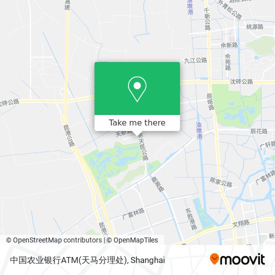 中国农业银行ATM(天马分理处) map