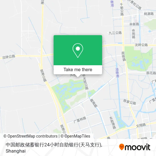 中国邮政储蓄银行24小时自助银行(天马支行) map