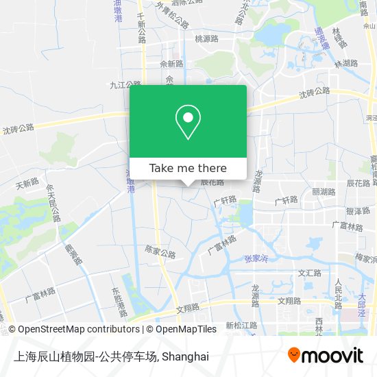 上海辰山植物园-公共停车场 map