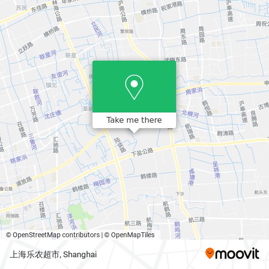 上海乐农超市 map