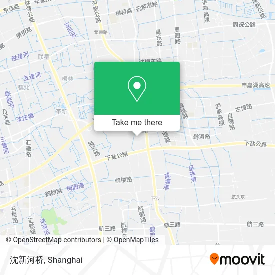 沈新河桥 map
