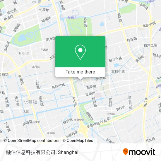 融信信息科技有限公司 map