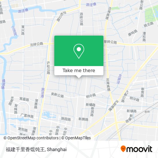 福建千里香馄饨王 map