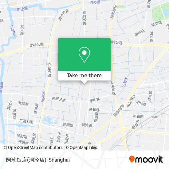 阿珍饭店(洞泾店) map