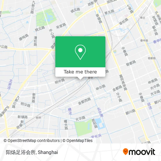 阳炀足浴会所 map
