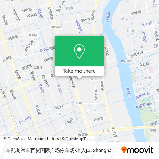 车配龙汽车百货国际广场停车场-出入口 map