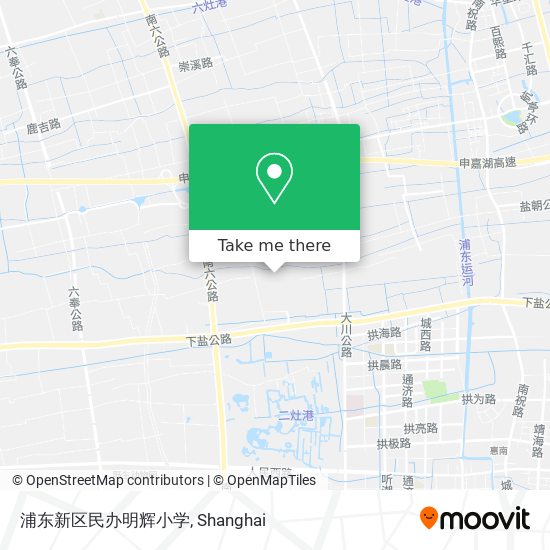 浦东新区民办明辉小学 map