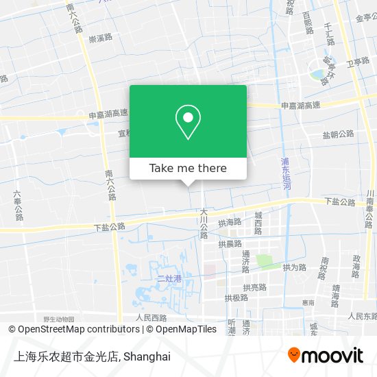 上海乐农超市金光店 map
