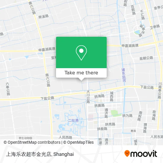 上海乐农超市金光店 map