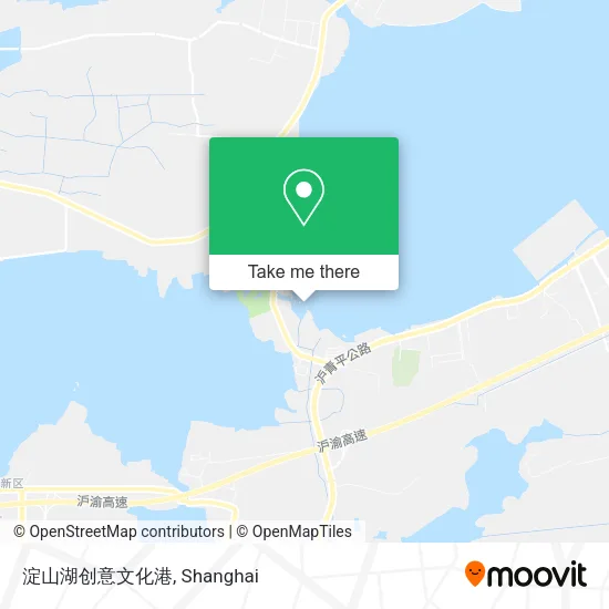淀山湖创意文化港 map