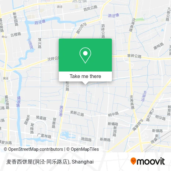 麦香西饼屋(洞泾·同乐路店) map