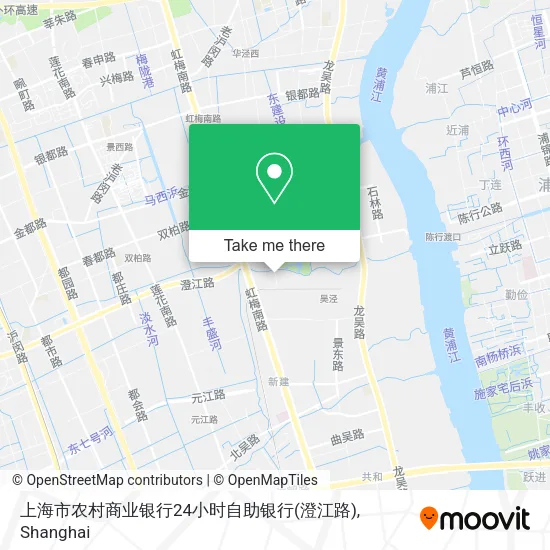 上海市农村商业银行24小时自助银行(澄江路) map