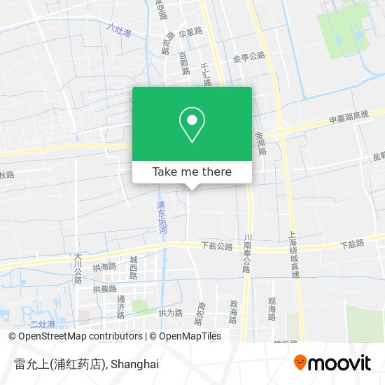 雷允上(浦红药店) map