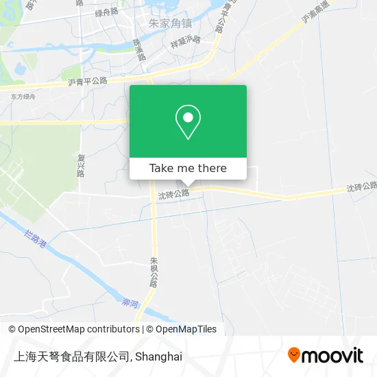上海天弩食品有限公司 map