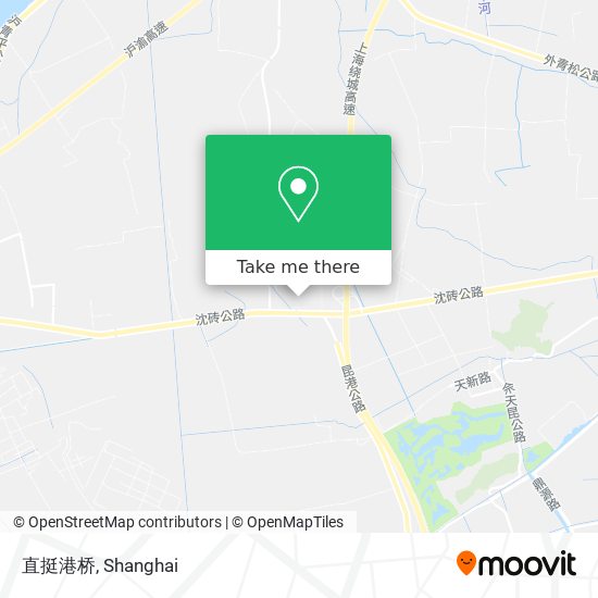 直挺港桥 map