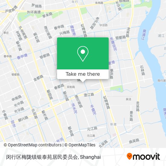 闵行区梅陇镇银泰苑居民委员会 map