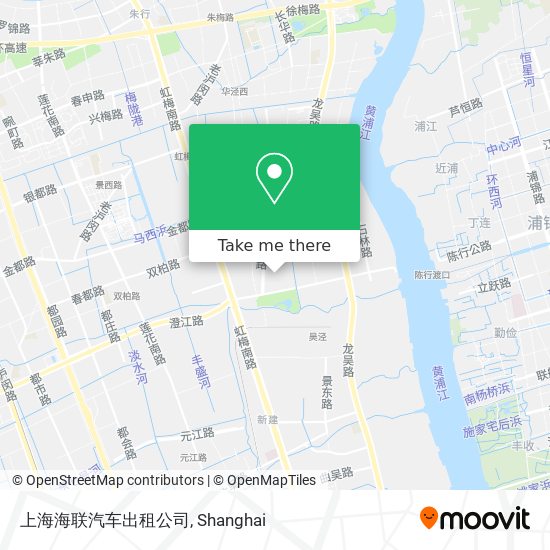 上海海联汽车出租公司 map