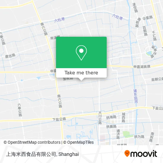 上海米西食品有限公司 map