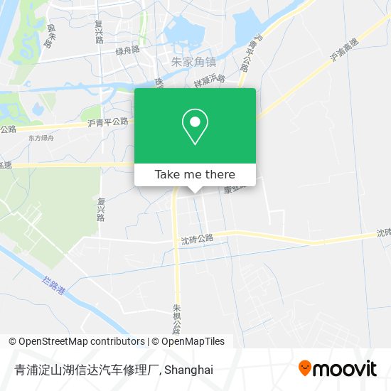 青浦淀山湖信达汽车修理厂 map