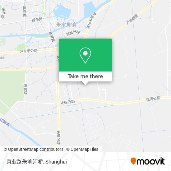 康业路朱泖河桥 map