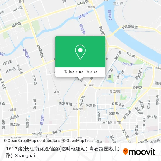 1612路(长江南路逸仙路(临时枢纽站)-青石路国权北路) map