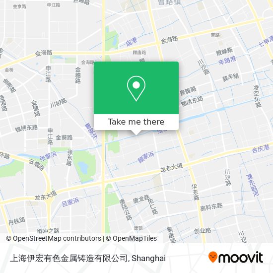 上海伊宏有色金属铸造有限公司 map