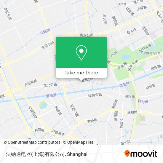 法纳通电器(上海)有限公司 map