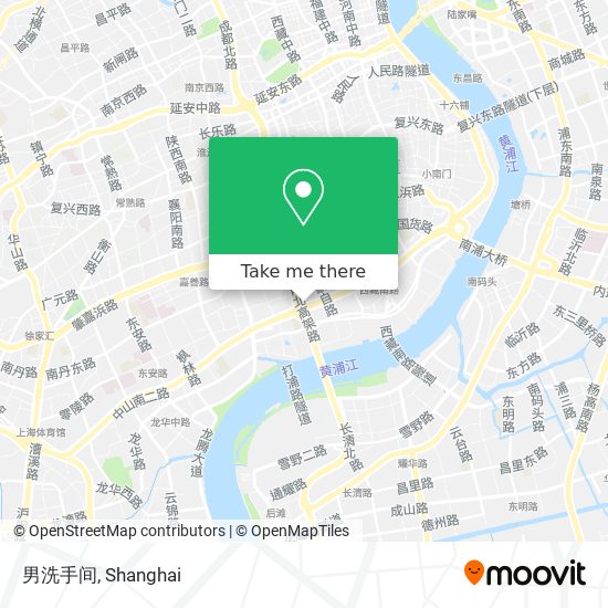 男洗手间 map