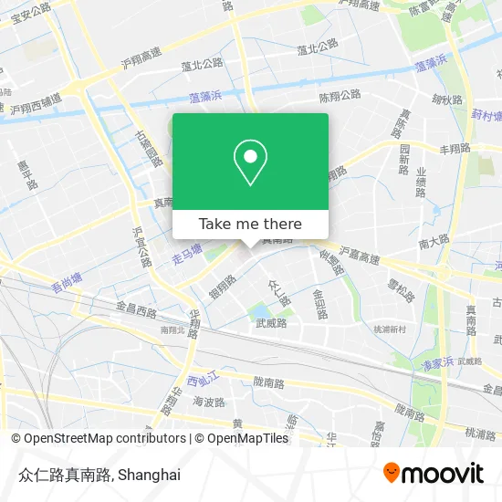 众仁路真南路 map