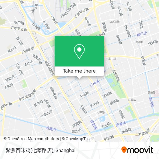 紫燕百味鸡(七莘路店) map