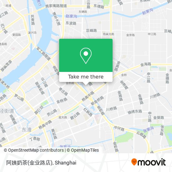 阿姨奶茶(金业路店) map