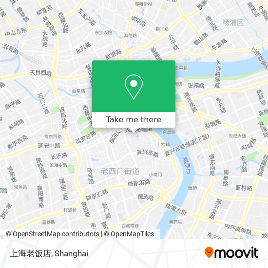 上海老饭店 map