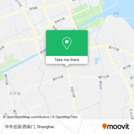 华亭息园-西南门 map