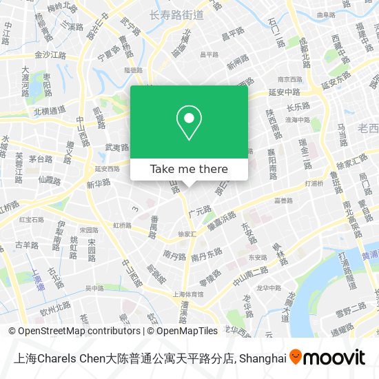 上海Charels Chen大陈普通公寓天平路分店 map