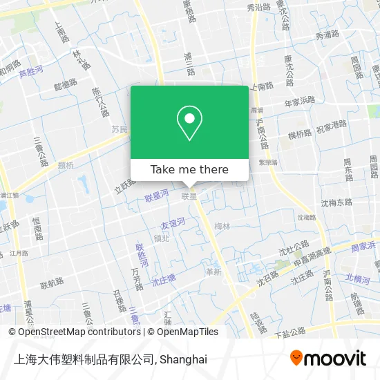 上海大伟塑料制品有限公司 map