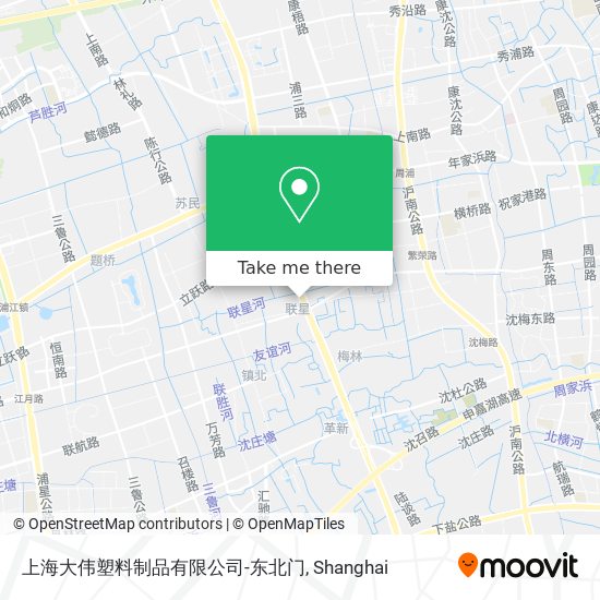 上海大伟塑料制品有限公司-东北门 map