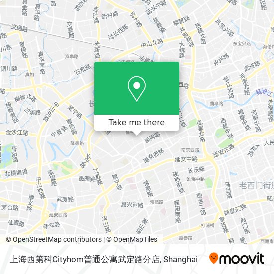 上海西第科Cityhom普通公寓武定路分店 map