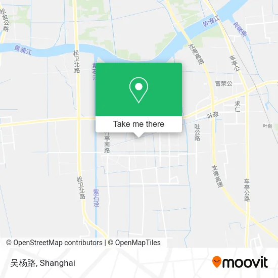 吴杨路 map