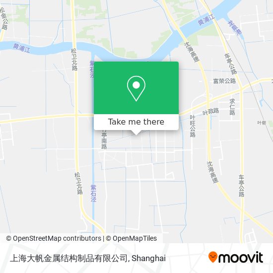 上海大帆金属结构制品有限公司 map