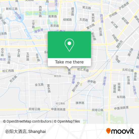 谷阳大酒店 map