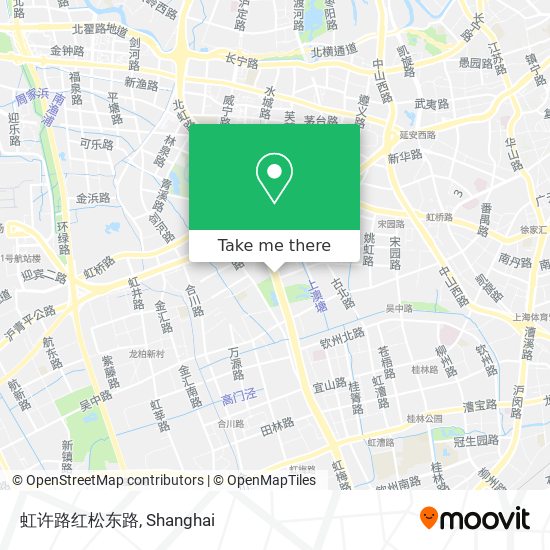 虹许路红松东路 map