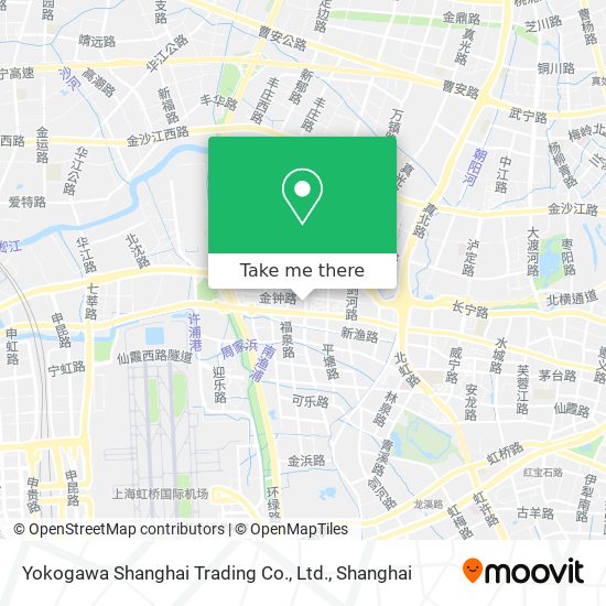 Yokogawa Shanghai Trading Co., Ltd. map