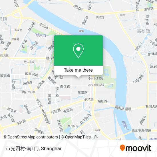 市光四村-南1门 map