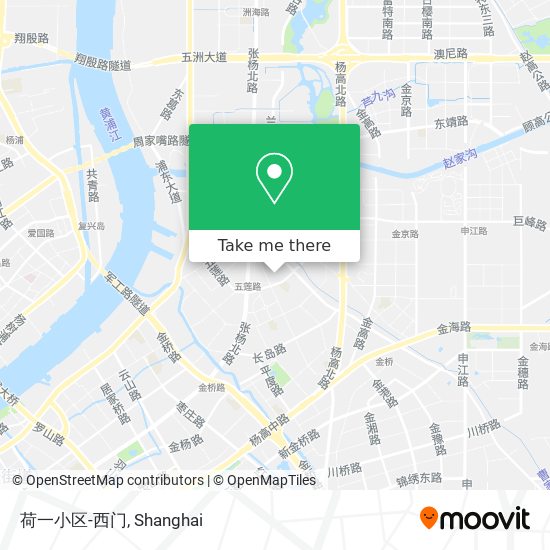 荷一小区-西门 map