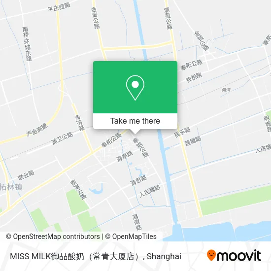 MISS MILK御品酸奶（常青大厦店） map