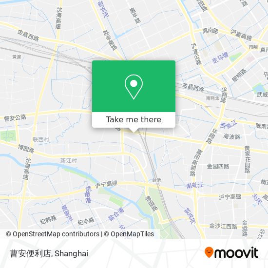 曹安便利店 map