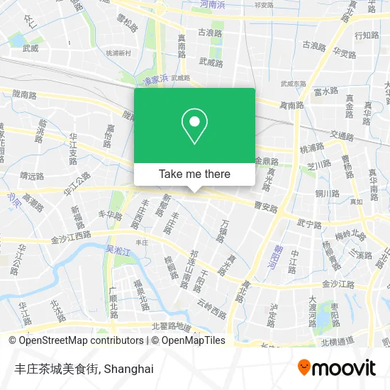 丰庄茶城美食街 map