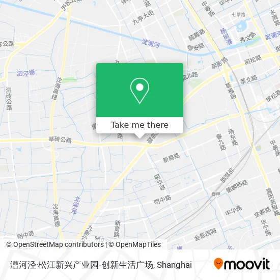 漕河泾·松江新兴产业园-创新生活广场 map