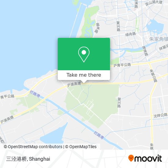 三泾港桥 map
